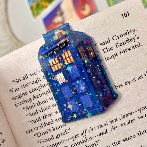 Tardis Police Box Magnetic Bookmark