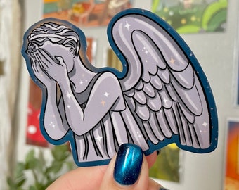 Weeping Angel Blink Sticker