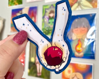 Twilight Hands Waterproof Sticker