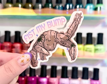 Fist My Bump Rocky Hail Mary Die Cut Sticker