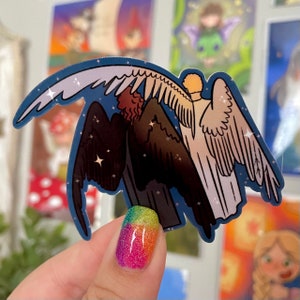 Aziraphale en Crowley-sticker