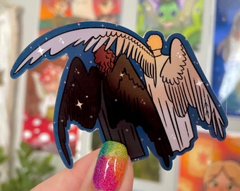 Aziraphale and Crowley Sticker