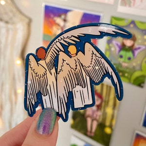 Engel Aziraphale und Crowley Sticker