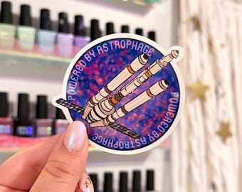 Powered By Astrophage Project Hail Mary Die Cut Sticker