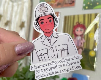Muriel Angel Cup of Tea Sticker