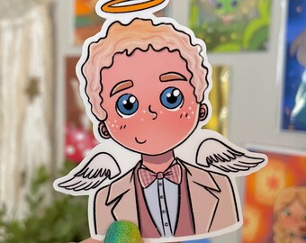 Aziraphale Waterproof Die Cut Sticker