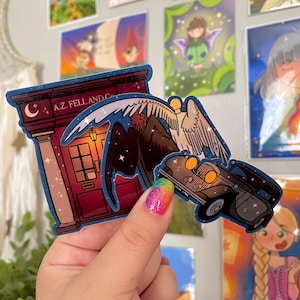 Aziraphale en Crowley stickerpakket