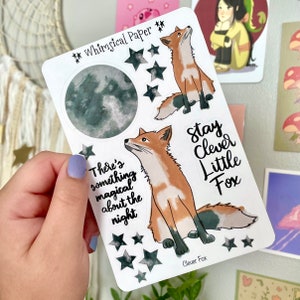 Clever Fox /  Planner Stickers /  Paper stickers - not waterproof