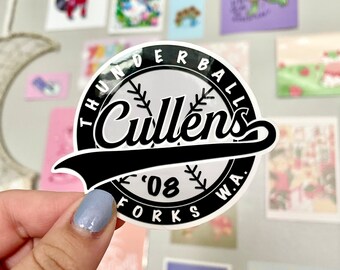 Cullens Baseball Waterproof Sticker