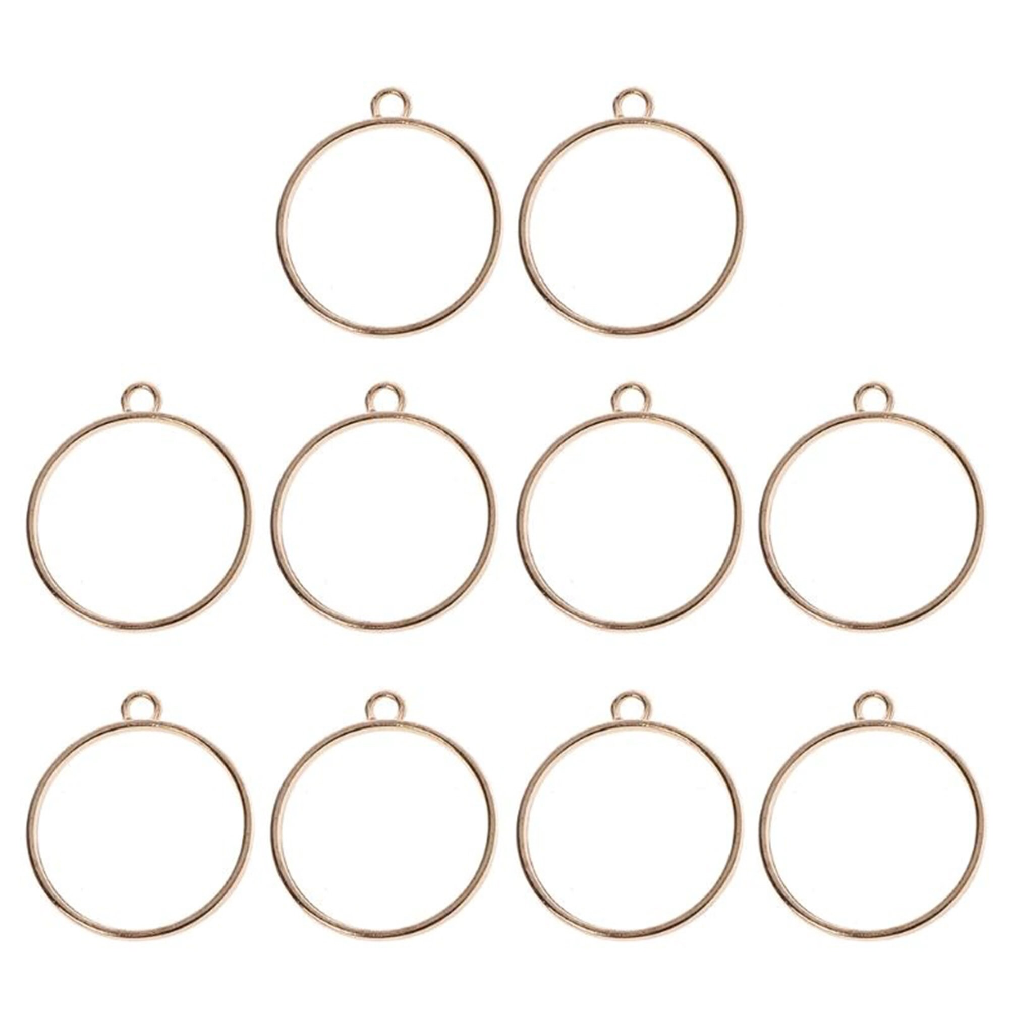 Open bezel shop charms