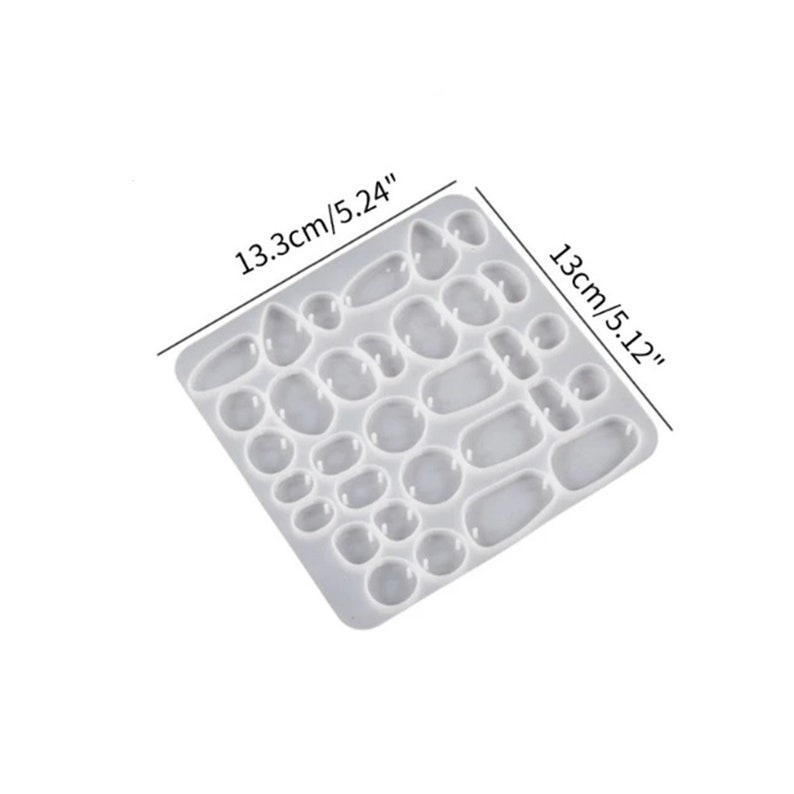 Irregular earrings silicone mould