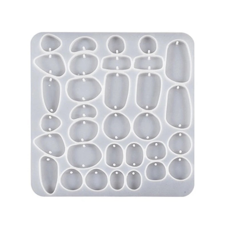 Irregular earrings silicone mould