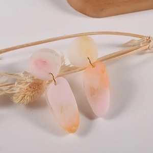 Irregular earrings silicone mould example
