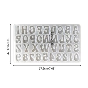 Small Alphabet Letter Mould, Letters Pendant Mold, Jewelry Letter ...