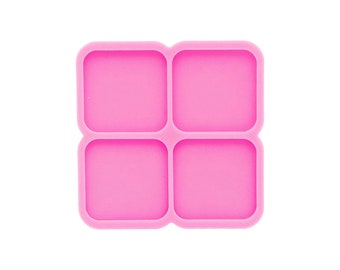 Square Shape Silicone Mould, Epoxy Resin Phone Grip Mold, Jewellery Mould, Badge Reel Mold, Resin Supplies