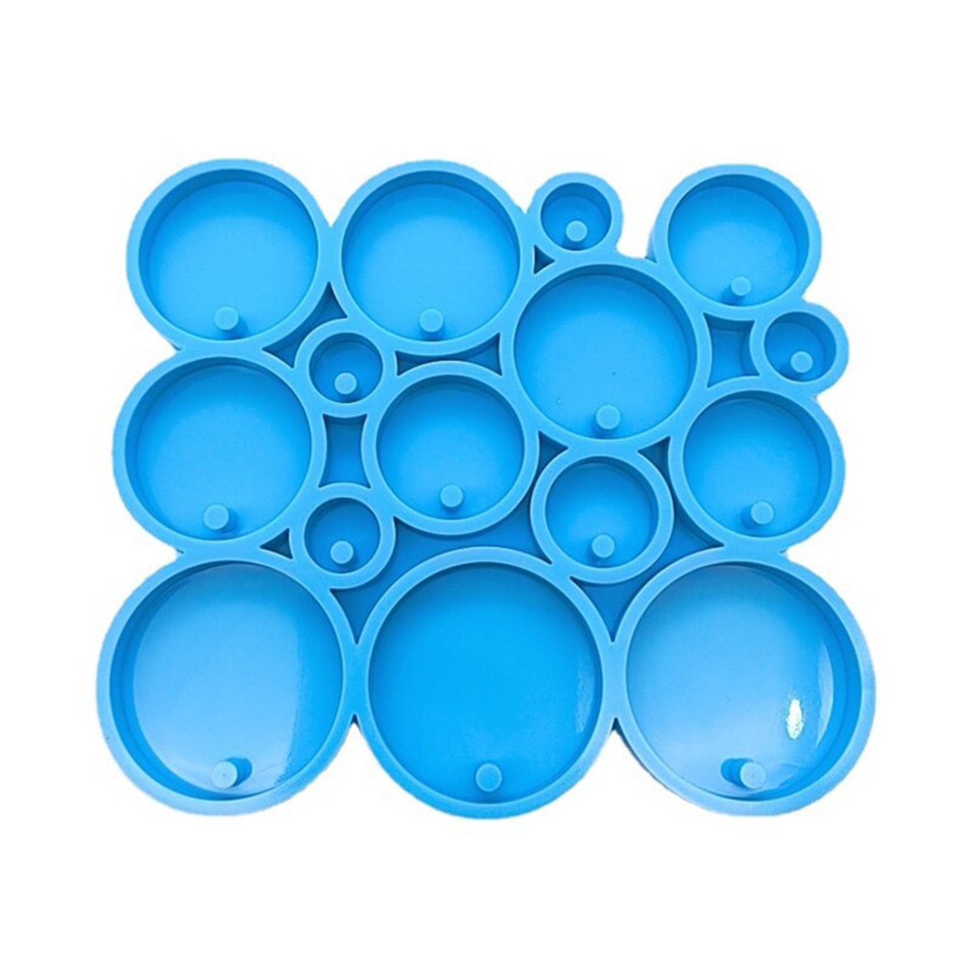 WANDIC Silicone Mould, 1 Pc Beads Mold Round Ball Resin Casting Mold for  DIY Epoxy Pendant Necklace Bracelet Jewelry Making Handmade Craft