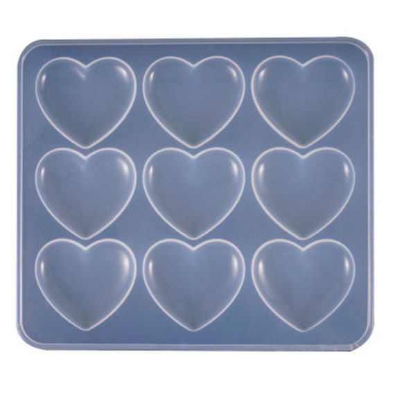 Puffy 9 Hearts Silicone Mould Pocket Hug Hearts Mold Keyring Etsy