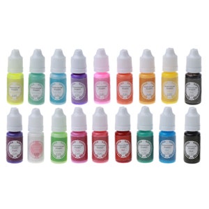Opaque Epoxy Resin Pigment, 10ml Opaque Resin Coluor, Highly Concentrated Colourant, Epoxy UV Resin Dye, Arts & Crafts Colors