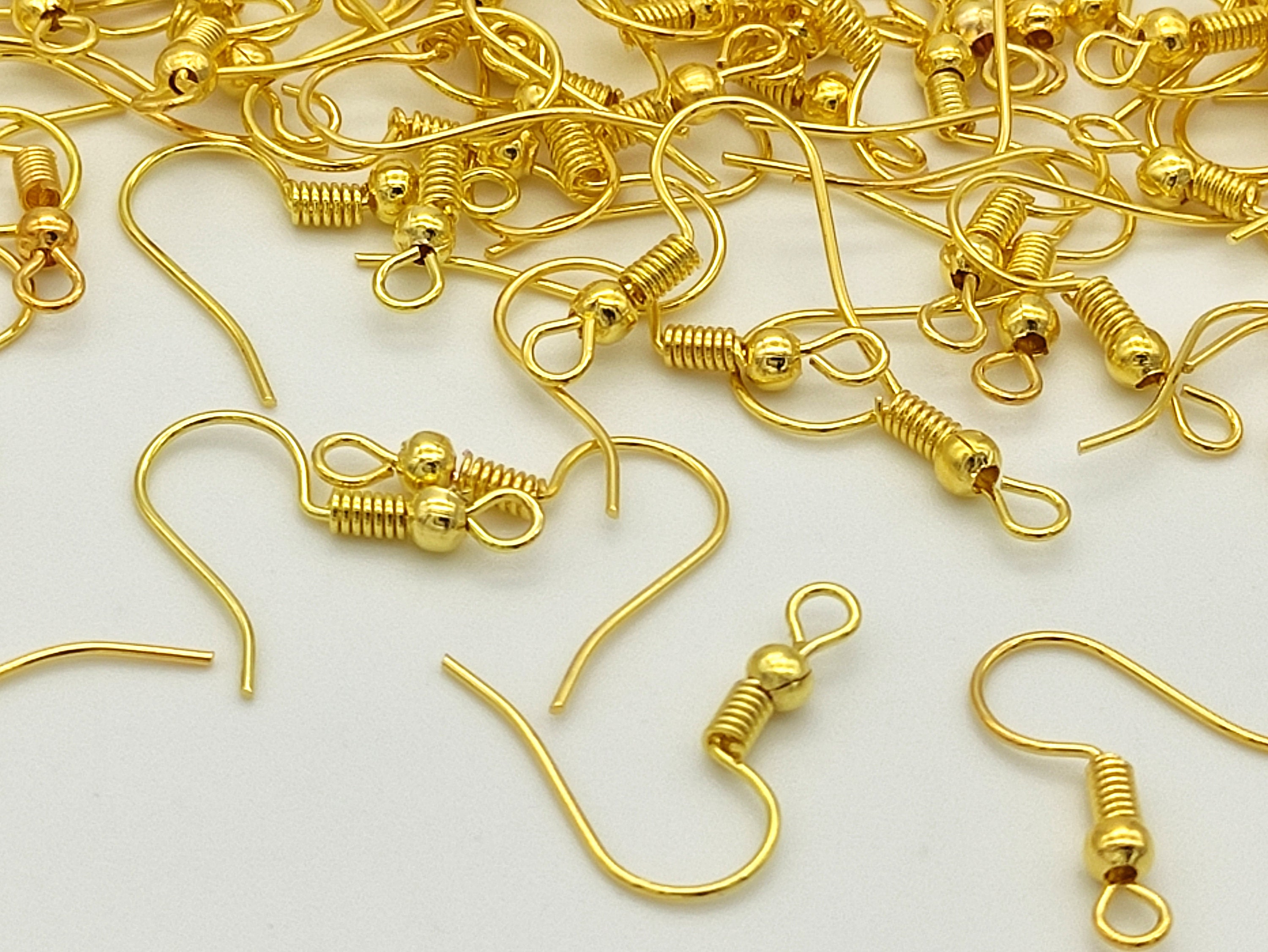 Earring Hooks. 100 Pack 50 pairs. 18 x 0.8mm. Nickel Free. Etsy