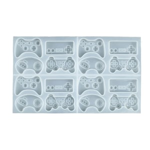 Game Controller Schlüsselanhänger Silikonform für Harz, Gamepad Schlüsselanhänger Silikonform, Epoxidharz Anhänger Form, Polymer Clay Form, Harzversorgung