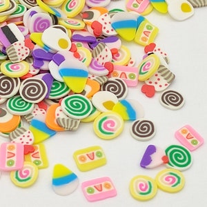 10g/20g Cake Dessert Mix Clay Fimo Slices, Resin Craft Supplies, Nail Art, Polymer Clay Slices