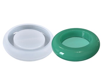 Tea Light Holder Silicone Mold, Candle Holder Mould, Tea Light Mould, Doughnut Shaped Tealight Holder Mold, Tealight Mold, Resin Supplies