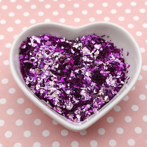 Chameleon Glitter Flakes, Colour Shift Chunky Glitter Flakes, Paars-Roze Kleur shift, Craft Supplies, Nail Art Glitter, Resin Supplies