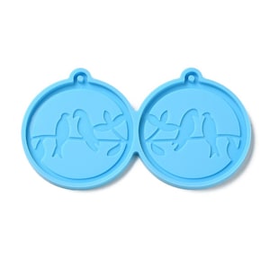 Birds Earring Silicone Mould, Love birds Epoxy Resin Pendant Mold, Cute Birds Earrring Mould, Birds Silicone Mold, Resin Supplies