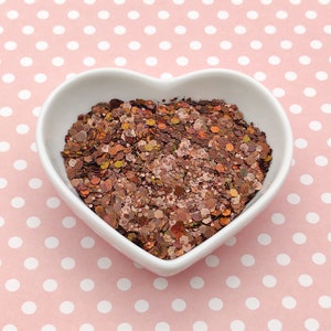 Kaffeebraun Chunky Glitter Mix, Brauner Chunky Glitter Mix, Harzbedarf, Nail Art Glitter, Bastelbedarf, Harzbedarf