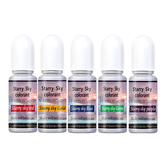 Starry Sky Resin Pigment, 10ml Sparkly Interference Resin Color