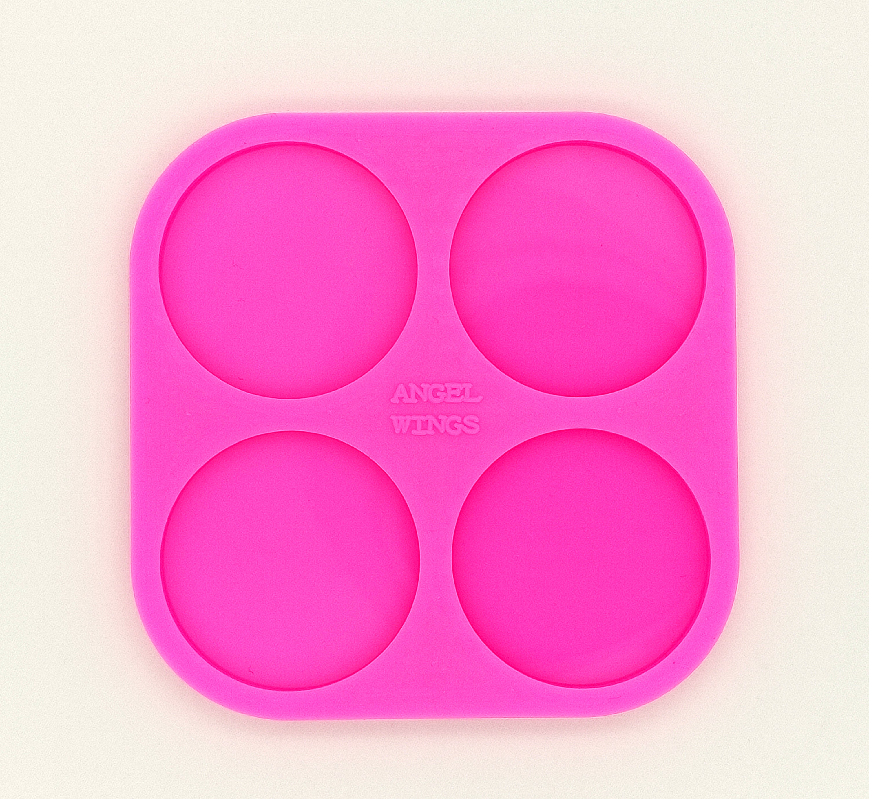 Circle Shape Silicone Mould, Epoxy Resin Pendant Mold, 3.8 cm diameter for  each circle