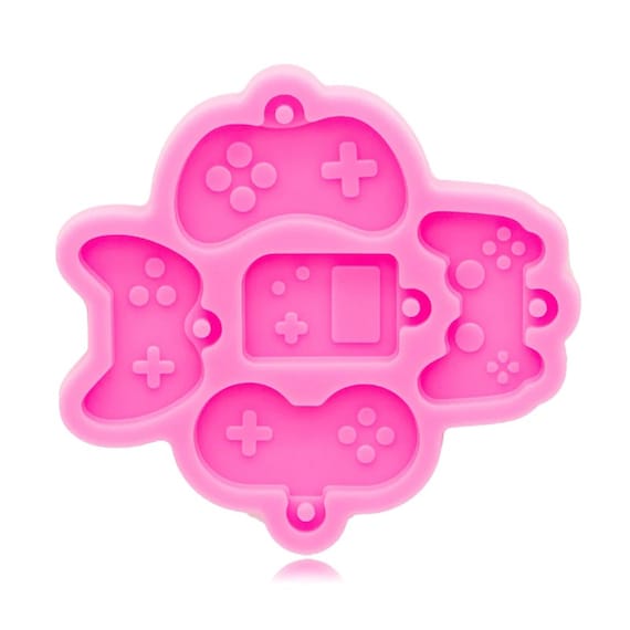 25 Moules Silicone Pour Pendentif Résine + Porte-clés Avec Chaîne - Kit Création Bijoux