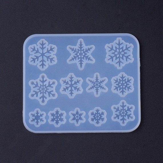 Snowflake Silicone Mould, Snowflake Epoxy Resin Mold, Snowflake Silicone UV  Resin Mould, PMC, Resin Supplies 