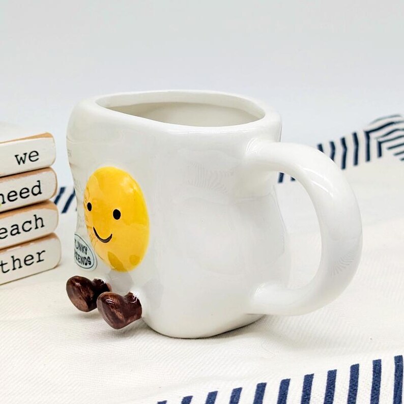 Ceramic Egg Tea Coffee Mug image 9
