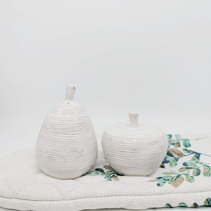 Apple Pear Salt Pepper Shaker Set