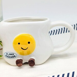 Ceramic Egg Tea Coffee Mug