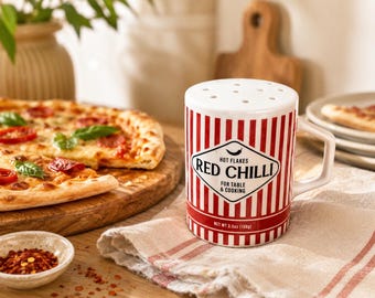 Keramik roter Chili Shaker | Küche Dekor Geschenke