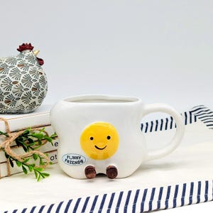 Ceramic Egg Tea Coffee Mug