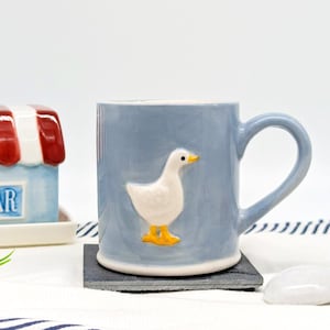 Blue Duck Ceramic Mug | Tea Coffee Gifts image 2