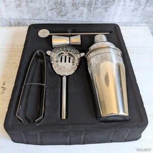 5pce Stainless Steel Cocktail Set