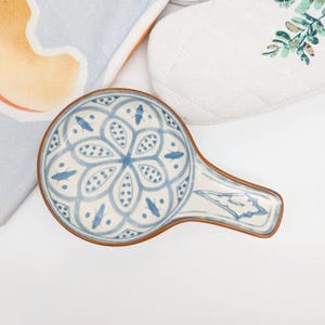 Marrakech Blue Ceramic Spoon Rest | Kitchen Gifts