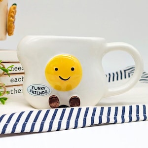 Ceramic Egg Tea Coffee Mug