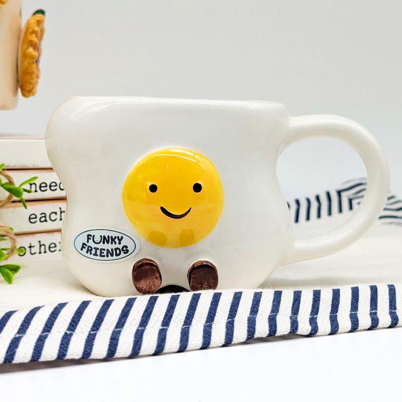Ceramic Egg Tea Coffee Mug