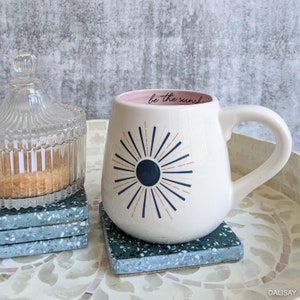Blue Sunshine Tea Coffee Mug, 11cm | Tea Coffee Gifts | Quote Mug