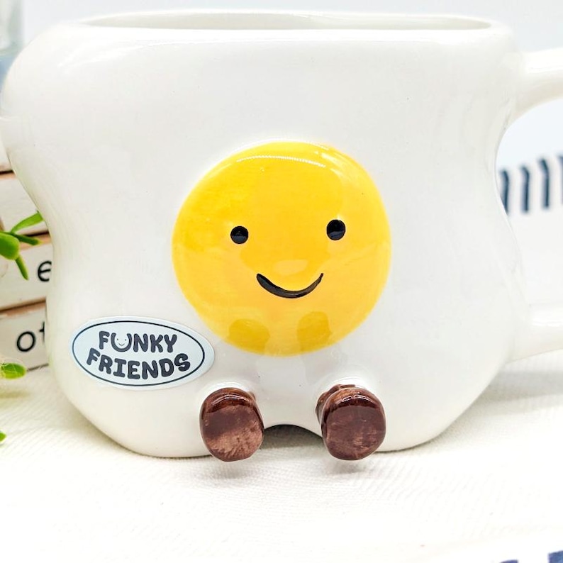 Ceramic Egg Tea Coffee Mug