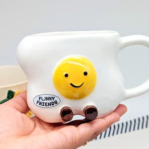 Ceramic Egg Tea Coffee Mug