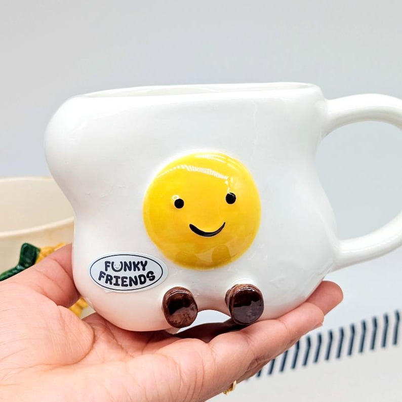 Ceramic Egg Tea Coffee Mug