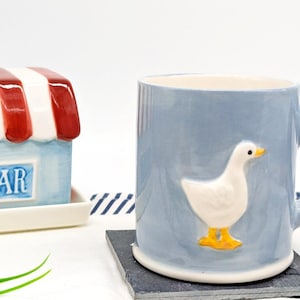 Blue Duck Ceramic Mug | Tea Coffee Gifts image 10