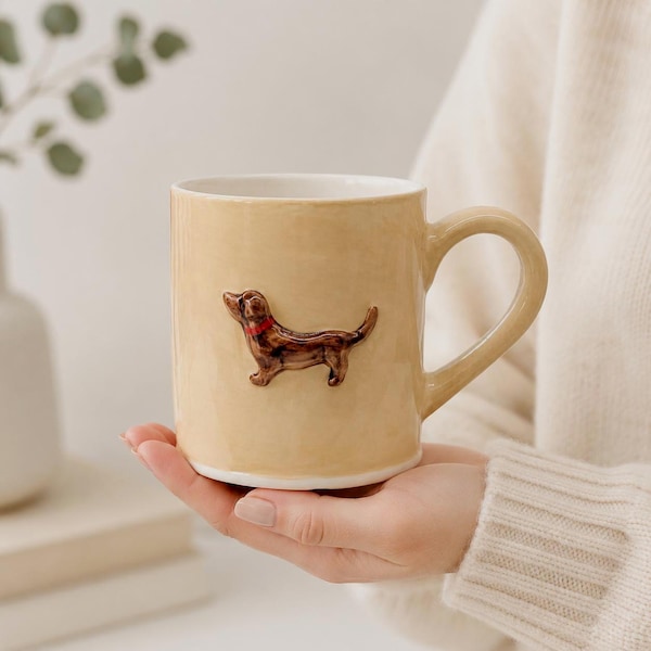 Dachshund Dog Ceramic Mug | Tea Coffee Gifts