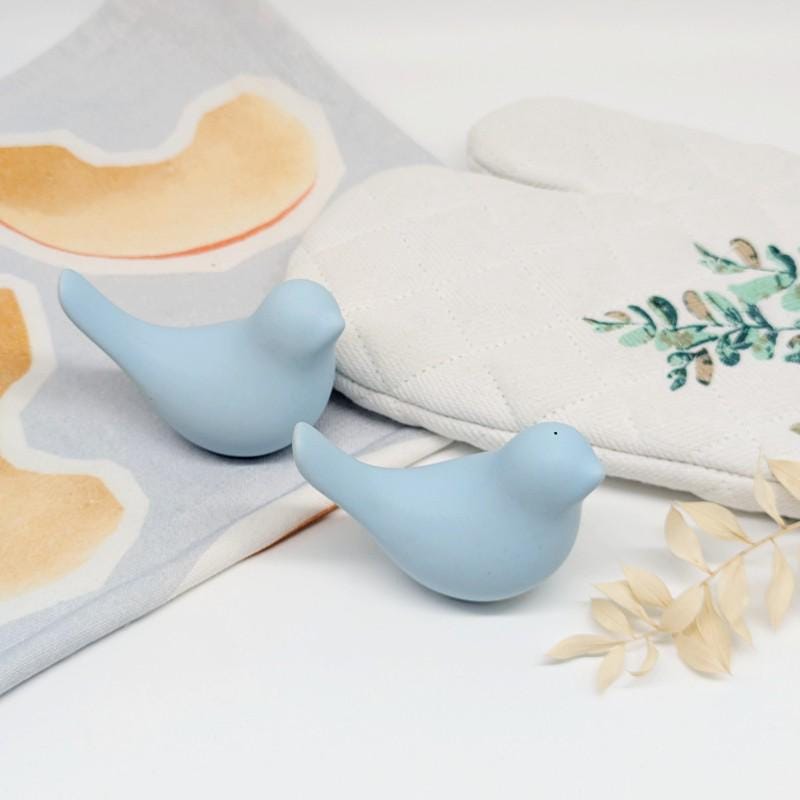 陶器製 鳩の置物 スカイブルーの陶器製鳩の置物 - 2個セット | 鳥の置物ギフト - Etsy 日本